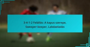 3-4-1-2 Felállás: A kapus szerepe, Sweeper-keeper, Labdaeladás