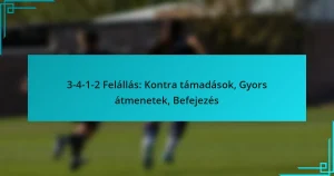 3-4-1-2 Felállás: Kontra támadások, Gyors átmenetek, Befejezés